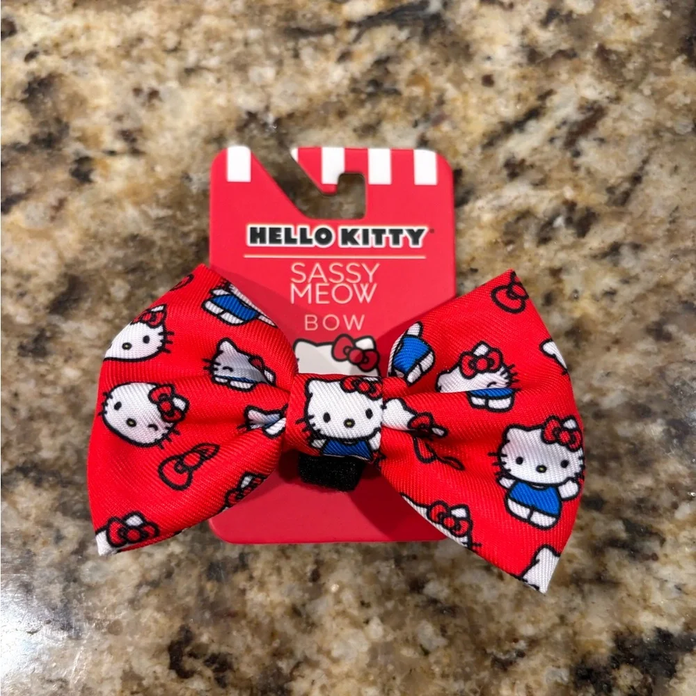 Hello Kitty Red Bow Accessory For Collar! NWT! ❤️